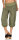 Capri Hose aus Leinen in Unifarben 1575 (oliv, L)