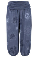 kurze Pumphose mit Print 7182 (jeansblau)