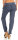 Hose aus Leinen Uni Farben 7792 (jeansblau, S)