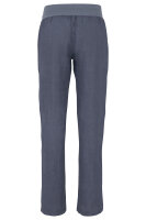 Hose aus Leinen Uni Farben 7792 (jeansblau, M)