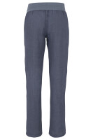 Hose aus Leinen Uni Farben 7792 (jeansblau, L)