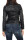 Kunstleder Jacke mit Stehkragen 5193 (schwarz, S)