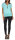 kurzarm Bluse im Fledermaus Look 6298 (türkis)
