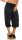 kurze Aladinhose Capri Freitzeit 7186 (schwarz)
