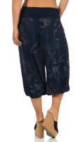 kurze Aladinhose Capri Freitzeit 7186 (dunkelblau)