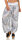 Aladinhose mit Print Pluderhose 7185 (weiß)