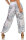 Aladinhose mit Print Pluderhose 7185 (weiß)