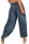 Aladinhose mit Print Pluderhose 7185 (jeansblau)