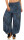 Aladinhose mit Print Pluderhose 7185 (jeansblau)