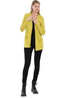 Strickjacke Cardigan mit Taschen 2243 (gelb, XL)