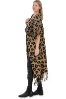 Cardigan mit Fransen Leomuster 7344 (Muster 2)