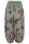 Aladinhose mit floralem Muster Pluderhose 8938 (oliv)