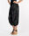 Aladinhose mit floralem Muster Pluderhose 8938 (schwarz)