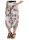 Aladinhose mit floralem Muster Pluderhose 8938 (weiß)