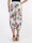 Aladinhose mit floralem Muster Pluderhose 8938 (weiß)