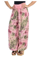 Aladinhose mit floralem Muster Pluderhose  mit Orient Print 8939