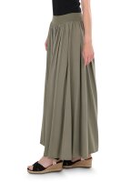Damen Maxi Rock, langer Rock blickdicht, Sommerrock mit...