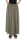 Damen Maxi Rock, langer Rock blickdicht, Sommerrock mit Bund Rock - 2203 (oliv)