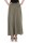 Damen Maxi Rock, langer Rock blickdicht, Sommerrock mit Bund Rock - 2203 (oliv)