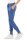 malito Damen Jogginghose im Classic Look | Sporthose in Unifarben | Baggy zum Tanzen | Sweatpants - Trainingshose 8021-G (jeansblau L)