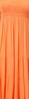 trägerloses Bandeaukleid 4635  (orange 34-42)