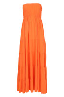 trägerloses Bandeaukleid 4635  (orange 34-42)