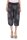 Haremshose Capri mit Orient Print 7196 (dunkelgrau 34-42)