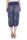 Haremshose Capri mit Orient Print 7196 (jeansblau 34-42)