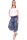 Haremshose Capri mit Orient Print 7196 (jeansblau 34-42)
