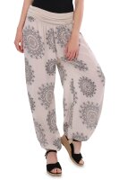 Aladinhose mit Orient Print 7197 (beige 34-42)