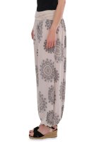 Aladinhose mit Orient Print 7197 (beige 34-42)