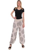 Aladinhose mit Orient Print 7197 (beige 34-42)