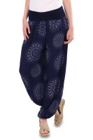 Aladinhose mit Orient Print 7197 (dunkelblau 34-42)