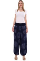 Aladinhose mit Orient Print 7197 (dunkelblau 34-42)