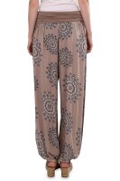Aladinhose mit Orient Print 7197 (fango 34-42)