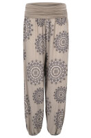 Aladinhose mit Orient Print 7197 (fango 34-42)