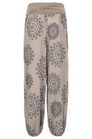 Aladinhose mit Orient Print 7197 (fango 34-42)