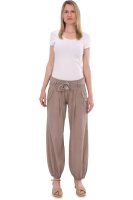 Pumphose low waist mit Bindegürtel 3418  (fango 34-40)
