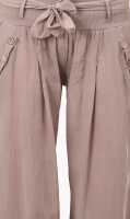 Pumphose low waist mit Bindegürtel 3418  (fango 34-40)