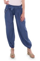 Pumphose low waist mit Bindegürtel 3418  (jeansblau 34-40)
