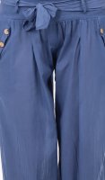 Pumphose low waist mit Bindegürtel 3418  (jeansblau 34-40)