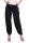 Pumphose low waist mit Bindegürtel 3418  (schwarz 34-40)
