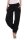 Pumphose low waist mit Bindegürtel 3418  (schwarz 34-40)