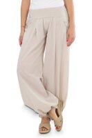 Pumphose mit Zierknöpfen (beige 34-40)