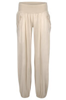 Pumphose mit Zierknöpfen (beige 34-40)