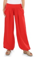 Pumphose mit Zierknöpfen (rot 34 - 40)