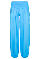 Pumphose low waist mit Holzzierknöpfen (babyblau 34-40)