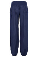 Pumphose low waist mit Holzzierknöpfen (dunkelblau 34-40)