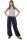 Pumphose low waist mit Holzzierknöpfen (dunkelblau 34-40)