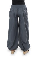 Pumphose low waist mit Holzzierknöpfen (dunkelgrau 34-40)